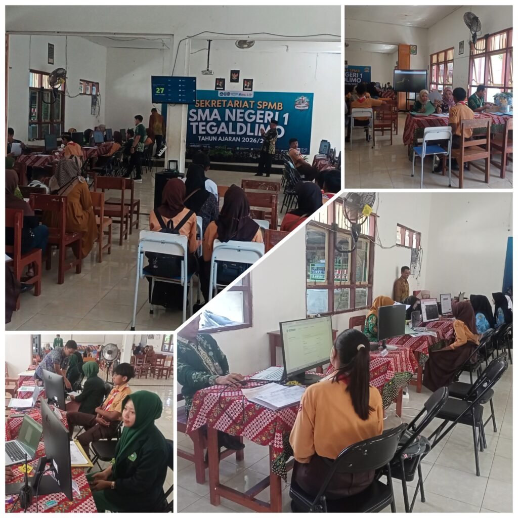 SMAN 1 Tegaldlimo Buka Layanan Entri Data dan Pengambilan PIN PPDB, Pelayanan Humanis Dipimpin Bapak Rino