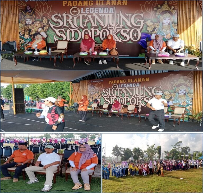 Hidupkan Legenda Sritanjung-Sidopekso, Ratusan Anak PAUD Meriahkan Festival Padang Ulanan di Lapangan Kedungasri