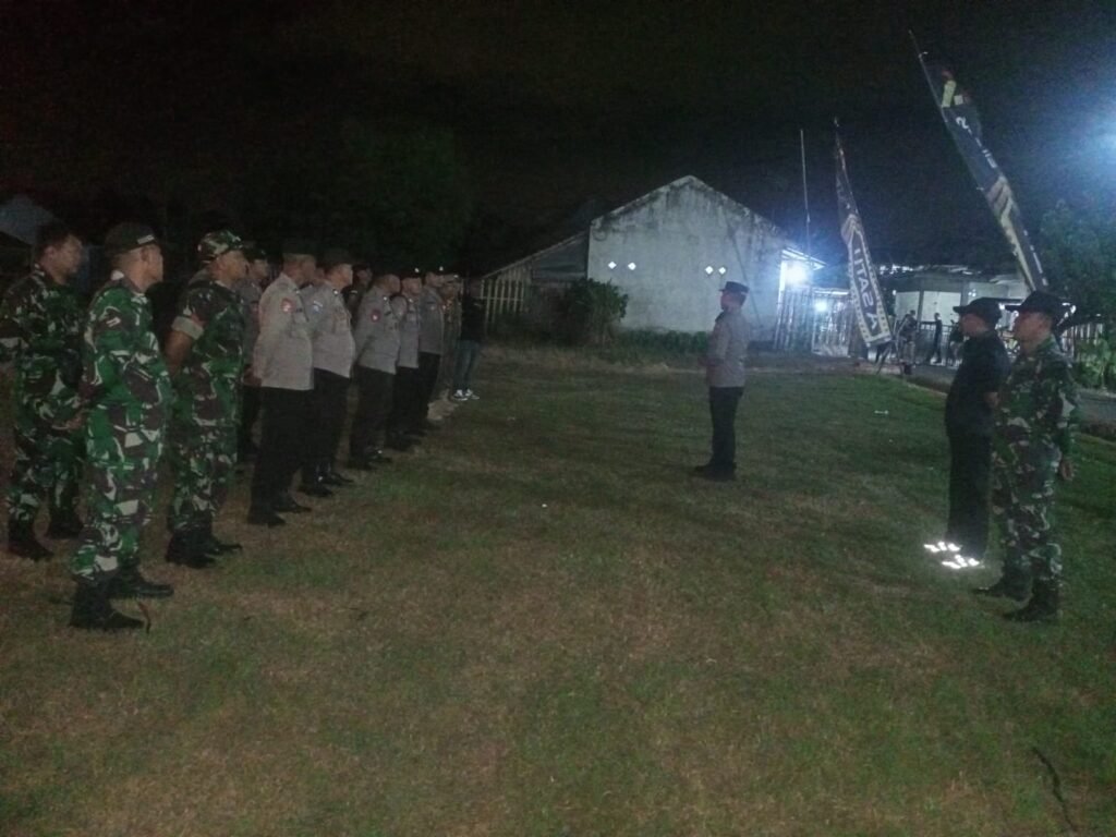 Forkopimcam Tegaldlimo Gelar Apel Pasukan, Siap Amankan Event Cek Sound PKGB 2026