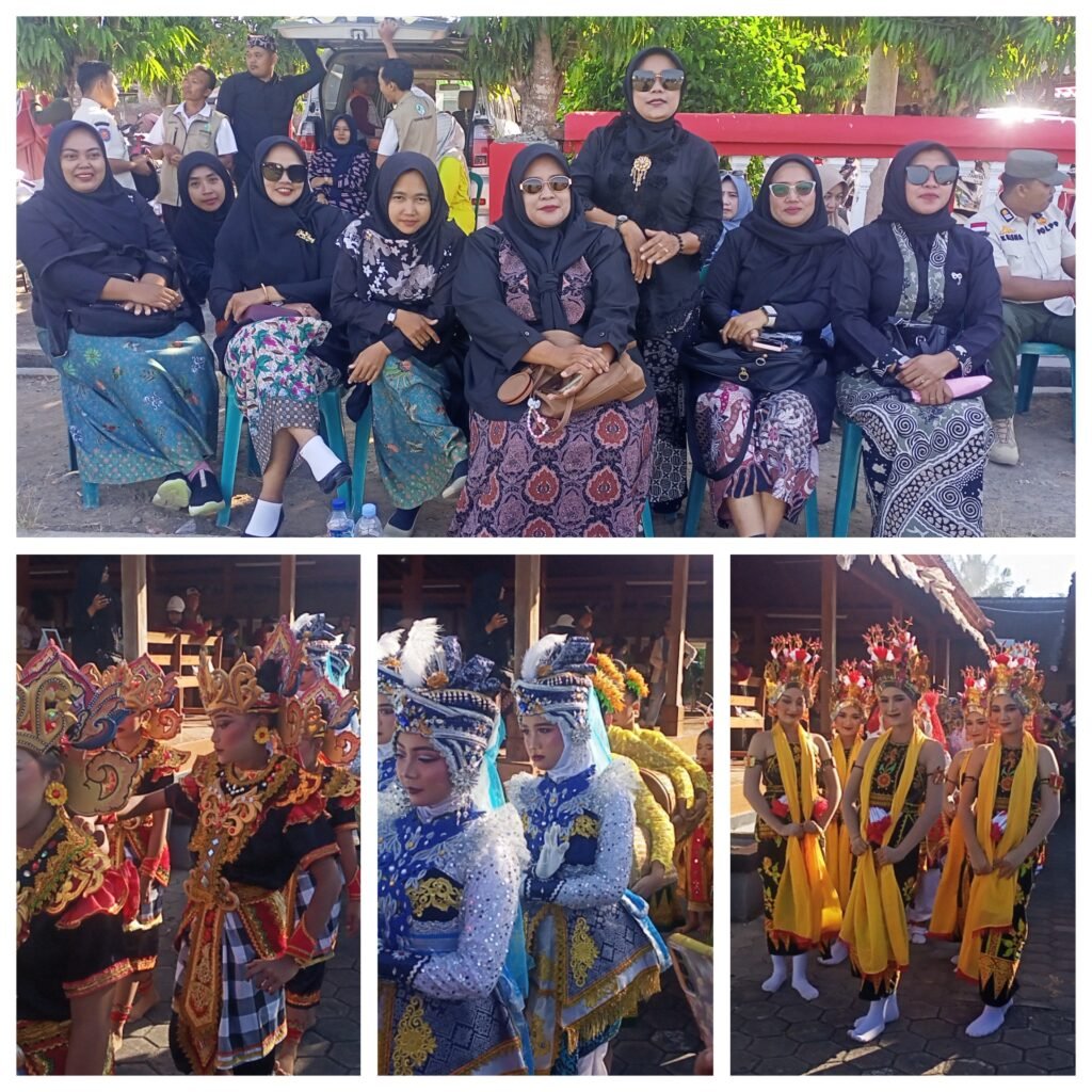 Kumpulan Ibu Guru Cantik Tegaldlimo, Unjuk Semangat dalam Festival Padang Bulanan Lakon Sritanjung – Sidopekso