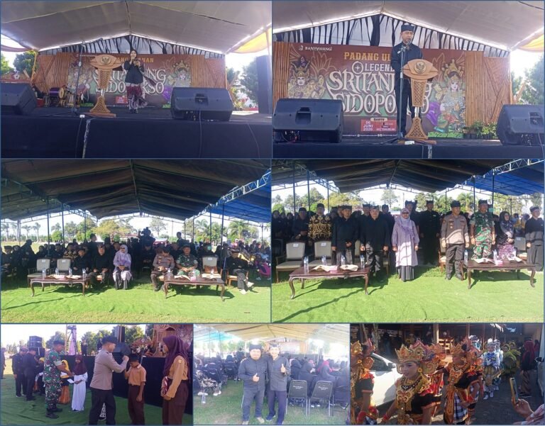 Angkat Kisah Sritanjung – Sidopekso, Festival Padang Ulanan Tegaldlimo Sukses Pukau Masyarakat