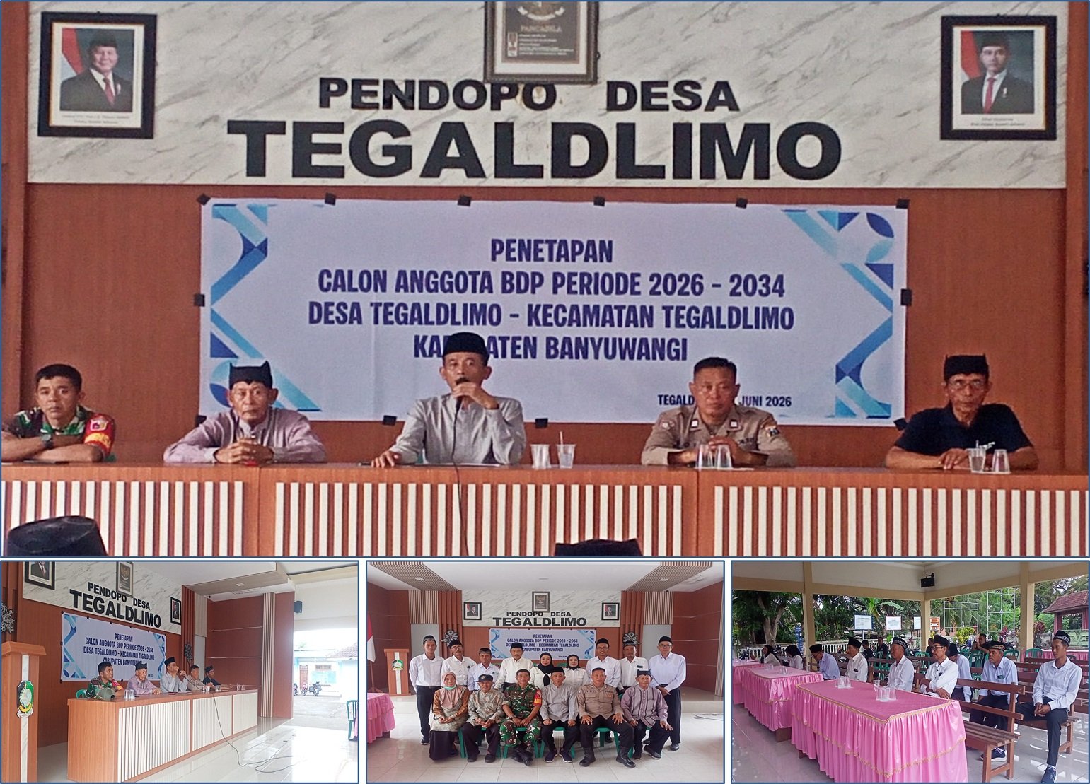 Kawal Keberlanjutan Demokrasi, Desa Tegaldlimo Tetapkan 9 Calon Anggota BPD Periode 2026–2034